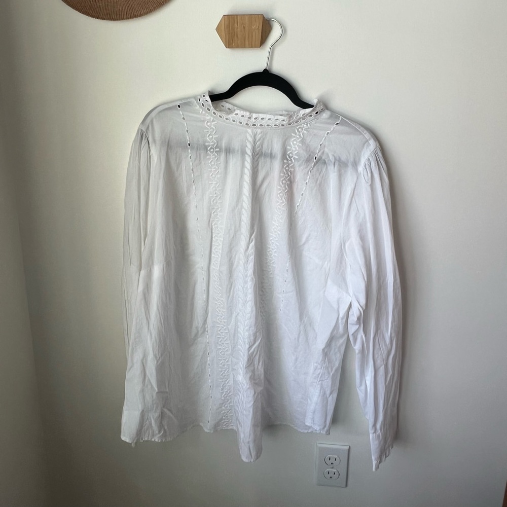 Loft Eyelet Blouse